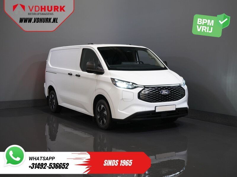 Ford E-Transit Custom Trend 330 km WLTP 218 pk LED/ Standkachel/ Snellader/ 2.3t Trekverm./ Stoelverw./ Carplay/ Climate/ Camera/ PDC/ Cruise