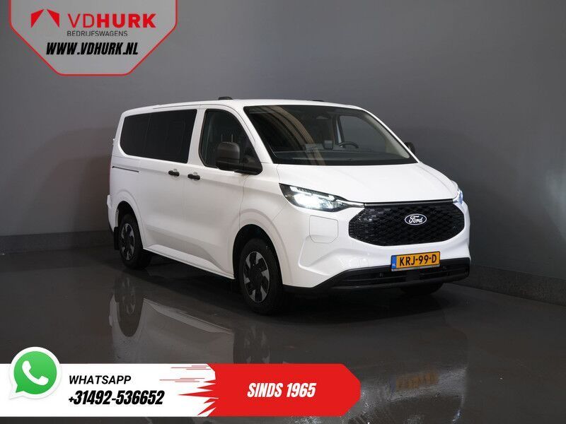 Ford E-Transit Custom Kombi Trend 71kWh 360 km WLTP (Excl. BTW/Incl. BPM) LED/ Standkachel/ Stoelverw./ Stuurverw./ Carplay/ 9 P/ 9 Persoons/ Combi/ C