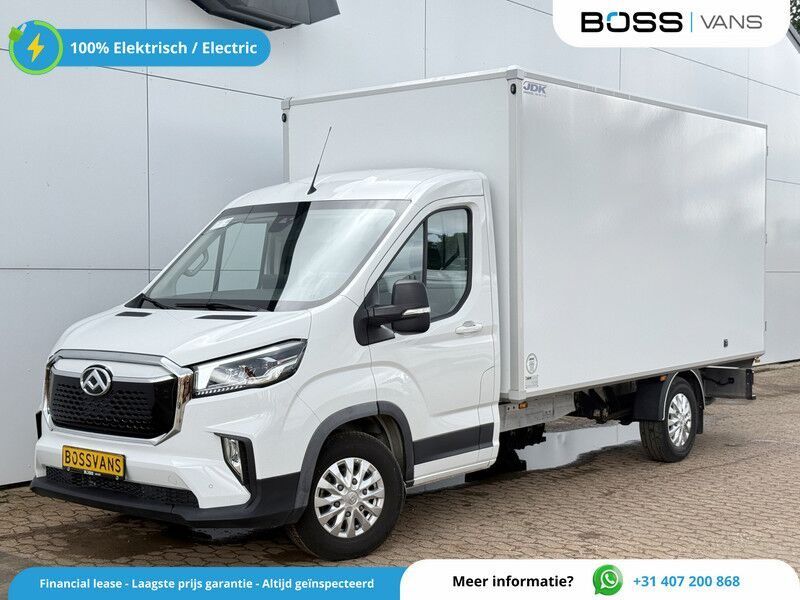 Maxus eDeliver 9 65kWh 204PK Elektrisch! 171km WLTP Elektrische Bakwagen Achterdeuren Airco ACC Carplay Camera Parkeersensoren Voor Meubelbak Koffer