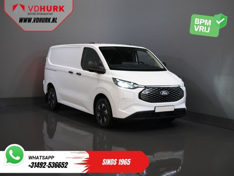 Ford E-Transit Custom Trend 330 km WLTP LED/ Snellader/ 2.3t Trekverm./ Stoelverw./ Carplay/ Climate/ Camera/ PDC/ Cruise