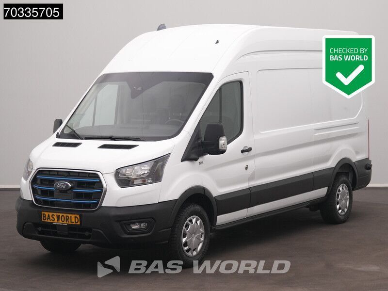 Ford e-Transit 184pk Elektrisch 68kWh 317KM WLTP SOH 96% L3H3 Hoog Dak AC/Climate Navi Carplay 360 Camera Cruise Electric High Roof Hohes Dach A/C Cruise control